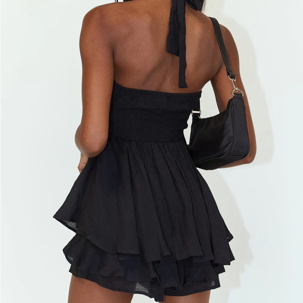 NWT Princess Polly Black Veronica Romper (sold out online) size 4 US - Picture 4 of 8